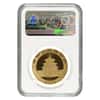 2003 1 oz Chinese Gold Panda 500 Yuan Mirrored Bamboo NGC MS 70