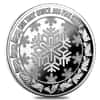 1 oz Horse & Sleigh Silver Christmas Round .999 Silver