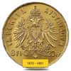 Austria 8 Florins/20 Francs Gold Coin AGW .1867 oz (Random Year 1870-1891)
