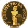 1/4 oz Johnson Matthey MTB Liberty Trade Gold Round .9999 Fine
