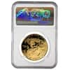 1987 W 1 oz $50 Proof Gold American Eagle NGC PF 69 UCAM Mint Error (Obv Struck Thru)