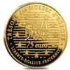 1996 France 1 oz 500 Francs The Thinker Proof Gold Coin .999 Fine (w/Box & COA)