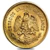 1907 Mexico 5 Pesos Gold Coin Avg Circ AGW .1206 oz