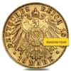 Germany 10 Marks Gold Coin Avg Circ AGW .1152 oz (Random Year/Design)