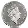2019 Great Britain 10 oz Silver Queen's Beasts (Black Bull) Coin .9999 Fine BU In Cap