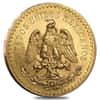 1946 Mexico 50 Pesos Gold Coin AU/BU