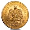 1945 Mexico 50 Pesos Gold Coin AU/BU