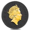 2019 Great Britain 1 oz Silver Royal Arms Coin Black Ruthenium 24K Gold Edition (w/Box & COA)