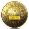 100 Francs French Lucky Angel Gold Coin AGW .9335 oz Avg Circ (Random Year)