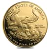 1991 W 1 oz $50 Proof Gold American Eagle (w/Box & COA)