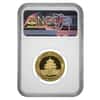 2000 1/2 oz Chinese Gold Panda 50 Yuan Frosted Ring NGC MS 68