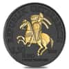 2019 1 oz Austrian Silver Leopold V Coin Black Ruthenium 24K Gold Edition (w/Box & COA) - 825th Anniversary of the Austrian Mint