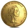 1835 M Italian States 1 Sovrano Franz I Gold Coin AGW .3278 oz Avg Circ