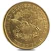 1853 $20 Liberty Head Double Eagle Gold Coin Cleaned