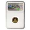 2003 1/10 oz Chinese Gold Panda 50 Yuan Frosted Bamboo NGC MS 69