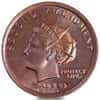 2010 1 oz AV NORFED Bud's Gun Shop Second Amendment Liberty Copper Round .999 Fine