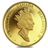 2001 Canada 1/3 oz Gold Lunar Year of the Snake Hologram Coin (w/Box & COA)