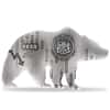 2021 Chad 1 oz Silver Bear Shaped Coin PCGS MS 70 FDOI Antiqued High Relief