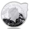 2021 2 oz Silver Polar Bear - Ocean Predators Solomon Islands $5 Coin .9999 Fine (w/Box & COA)