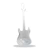 2021 1 oz Silver Fender 75th Anniv Telecaster Guitar Shaped Coin Solomon Islands .9999 Fine (w/Box)