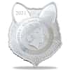 2021 Solomon Islands 1 oz Electric Fox - Spirit Animals Colorized Silver Coin .9999 Fine (w/Box & COA)