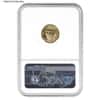 2021 1/10 oz Gold American Eagle Type 2 NGC MS 69 ER Mint Error (Obv Struck Thru)