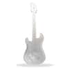 2021 1 oz Silver Fender 75th Anniv Stratocaster Guitar Shaped Coin Solomon Islands .9999 Fine (w/Box)