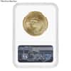 2021 1 oz Gold American Eagle Type 2 NGC MS 70 Mint Error (Obv Struck Thru)