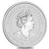 2022 1 oz Silver Lunar Year of The Tiger Dragon Privy BU Australian Perth Mint In Cap