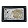 2021 2 oz Silver Bar and 1921 Morgan Silver Dollar Set - 100th Anniversary (w/Box & COA)