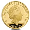2019 Great Britain 1 oz Proof Gold Queen's Beasts Falcon of the Plantagenets Coin .9999 Fine (w/Box & COA)