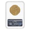 2021 1 oz Gold American Eagle Type 2 NGC MS 69 FDOI Mint Error (Rev Struck Thru)