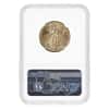 2021 1/2 oz Gold American Eagle Type 2 NGC MS 69 Mint Error (Rev Struck Thru)