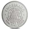 1 oz Engelhard Prospector Silver Round .999 Fine (Random Year)