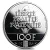 1986 Platinum 100 Francs APW .643 Statue of Liberty Proof Coin (W/Box&COA)