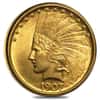 1907 $10 Indian Head Gold Eagle Coin NGC MS 63