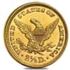 $2.5 Gold Quarter Eagle Liberty Head - Polished or Cleaned (Random Year)