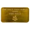 1/2 oz Mocatta & Goldsmid Gold Bar .9999 Fine