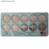 10 x 1/10 oz Johnson Matthey Lewis & Clark .9995 Fine Palladium Round (In Assay)