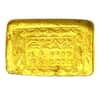 1.2057 oz Hong Kong 1 Tael Gold Biscuit Bar .99 Fine