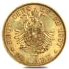 Germany Prussia 20 Marks Gold Coin (Abrasions,1871-1915,Random Year)