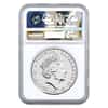 2017 Great Britain 2 oz Silver Queen's Beast (Red Dragon) Coin NGC MS 69 First Day of Issue