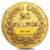 France Gold 20 Francs Louis Philippe I Avg Circ AGW .1867 oz (Random Year, 1830-1848)