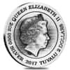 2017 2 oz Tuvalu Norse Goddesses Freya Antiqued High Relief Silver Coin (w/Box&COA)