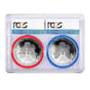 2017 W/S 1 oz Proof Silver American Eagle 2-Coin Set PCGS PF 69 DCAM First Strike (w/Gasket)
