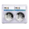 2017 W/S 1 oz Proof Silver American Eagle 2-Coin Set PCGS PF 69 DCAM First Strike