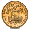 Ecuador 10 Sucres Gold Coin .2354 AGW Avg Circ (Random Year, 1899-1900)