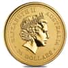 2002 1/4 oz Gold Lunar Year of The Horse BU Australia Perth Mint