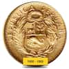 5 Soles Peru Gold Coin AU/BU AGW .0677 oz (Random Year, 1956 - 1969)