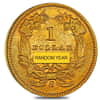 $1 Gold Indian Princess Head Type 3 - Extra Fine XF (Random Year)